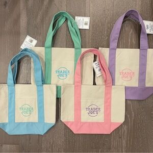 Trader Joe’s Mini Spring Totes NWT!
